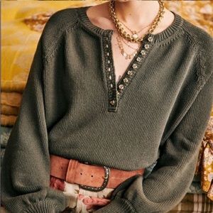 🥖 Sezane Leontine Jumper in Khaki